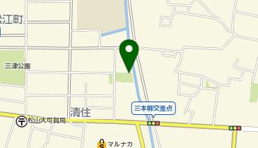 三本柳公園の地図画像