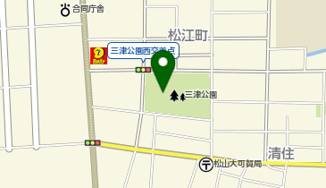 三津大可賀公園の地図画像