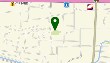 北窪田公園の地図画像