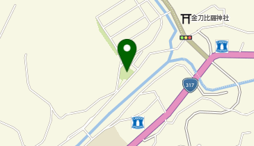 湯山公園の地図画像