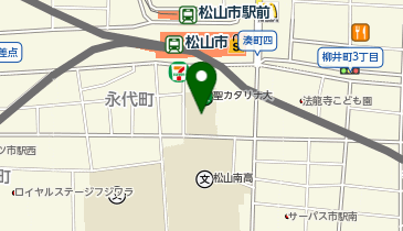 聖カタリナ女子高等学校グラウンドの地図画像