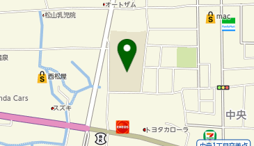 松山盲学校グラウンドの地図画像