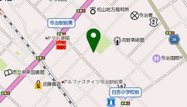 中央公民館の地図画像