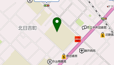 日吉中学校の地図画像