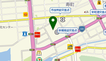 宇和島市役所の地図画像