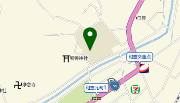 城北中学校の地図画像