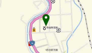 吉田支所(吉田公民館)の地図画像