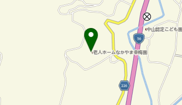 なかやま幸梅園の地図画像