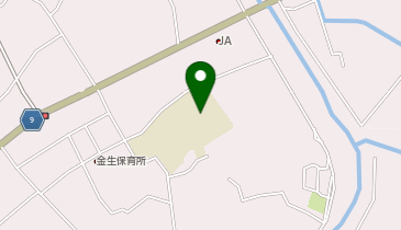 金生第一小学校グラウンドの地図画像