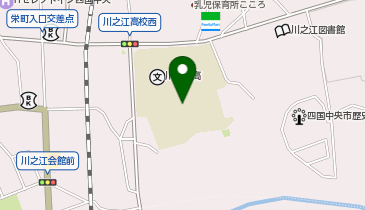 川之江高等学校グラウンドの地図画像