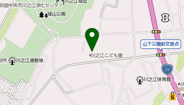 川之江こども園グラウンドの地図画像