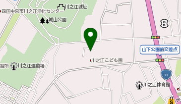 川之江こども園の地図画像