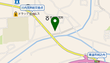 東温市川内公民館駐車場の地図画像