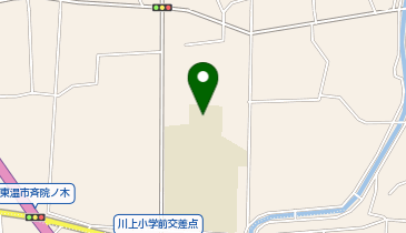 川上小学校の地図画像