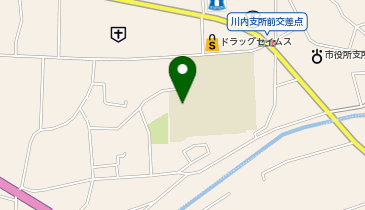 川内中学校の地図画像