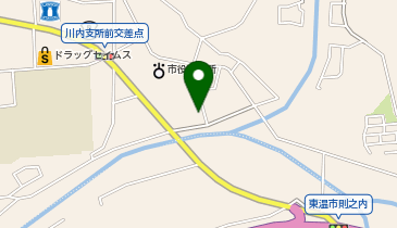 川内公民館の地図画像