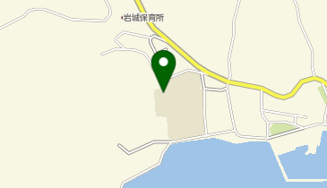 岩城小学校体育館の地図画像