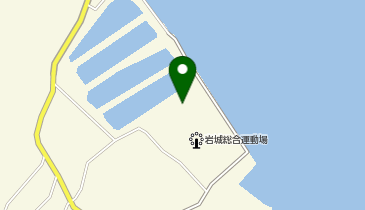 岩城総合運動場体育館の地図画像
