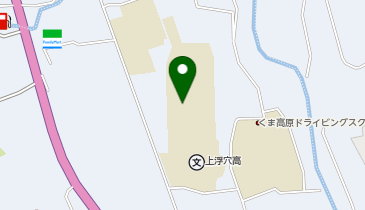 上浮穴高等学校の地図画像