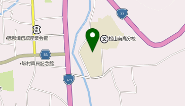 松山南高校砥部分校グラウンドの地図画像