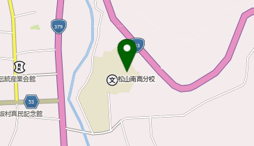 松山南高校砥部分校の地図画像