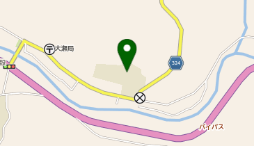 大瀬小学校の地図画像