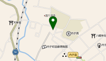 畑中自治会館の地図画像