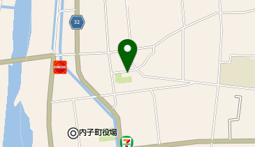 西沖自治会館の地図画像