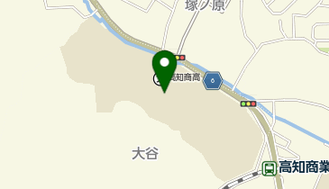 高知商業高等学校の地図画像