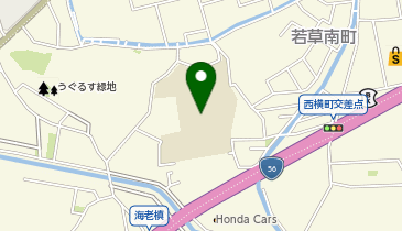 朝倉第二小学校の地図画像