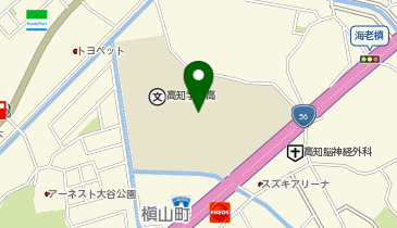 高知学芸中学・高等学校の地図画像