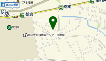 朝倉ふれあいセンターの地図画像
