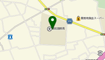 高知国際中学・高知国際高等学校の地図画像
