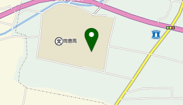 岡豊高等高校の地図画像