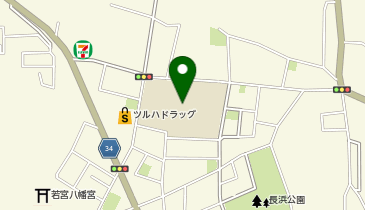 南海中学校の地図画像