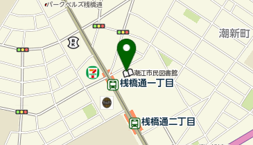 潮江市民図書館の地図画像
