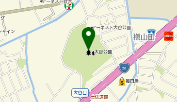 大谷公園の地図画像