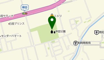 沖田公園の地図画像