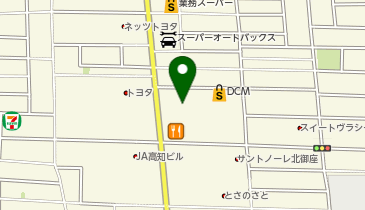 DCMダイキ御座店の地図画像