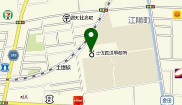 土佐国道事務所の地図画像