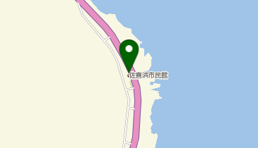 佐喜浜市民館の地図画像