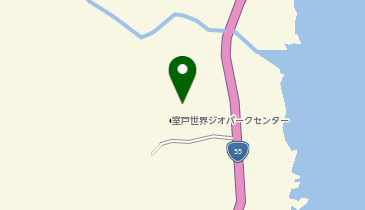 世界ジオパークセンターの地図画像