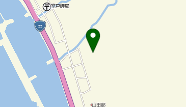 旧室戸岬小学校の地図画像