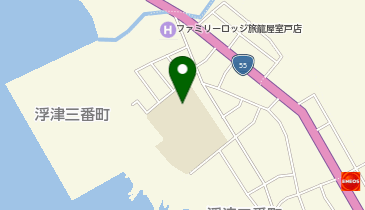 室戸中学校の地図画像