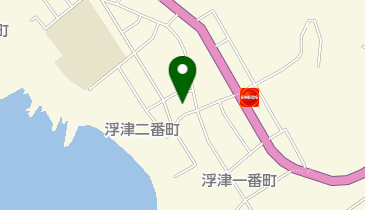 浮津西町津波避難タワーの地図画像
