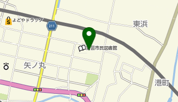 安芸市女性の家の地図画像