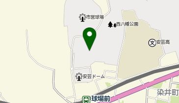 安芸市総合運動場の地図画像