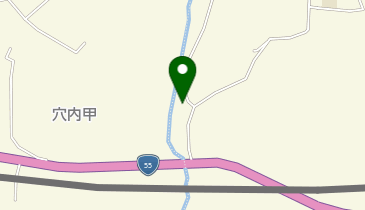 穴内公民館の地図画像