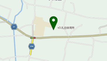 久礼田体育館の地図画像