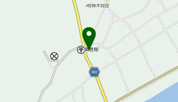 JAとさし新居支所の地図画像